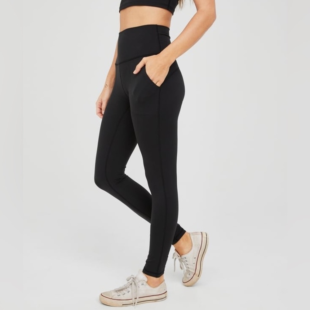 Offline by Aerie | Women's The Hugger Legging Hi-Rise | Black XS (EUC)